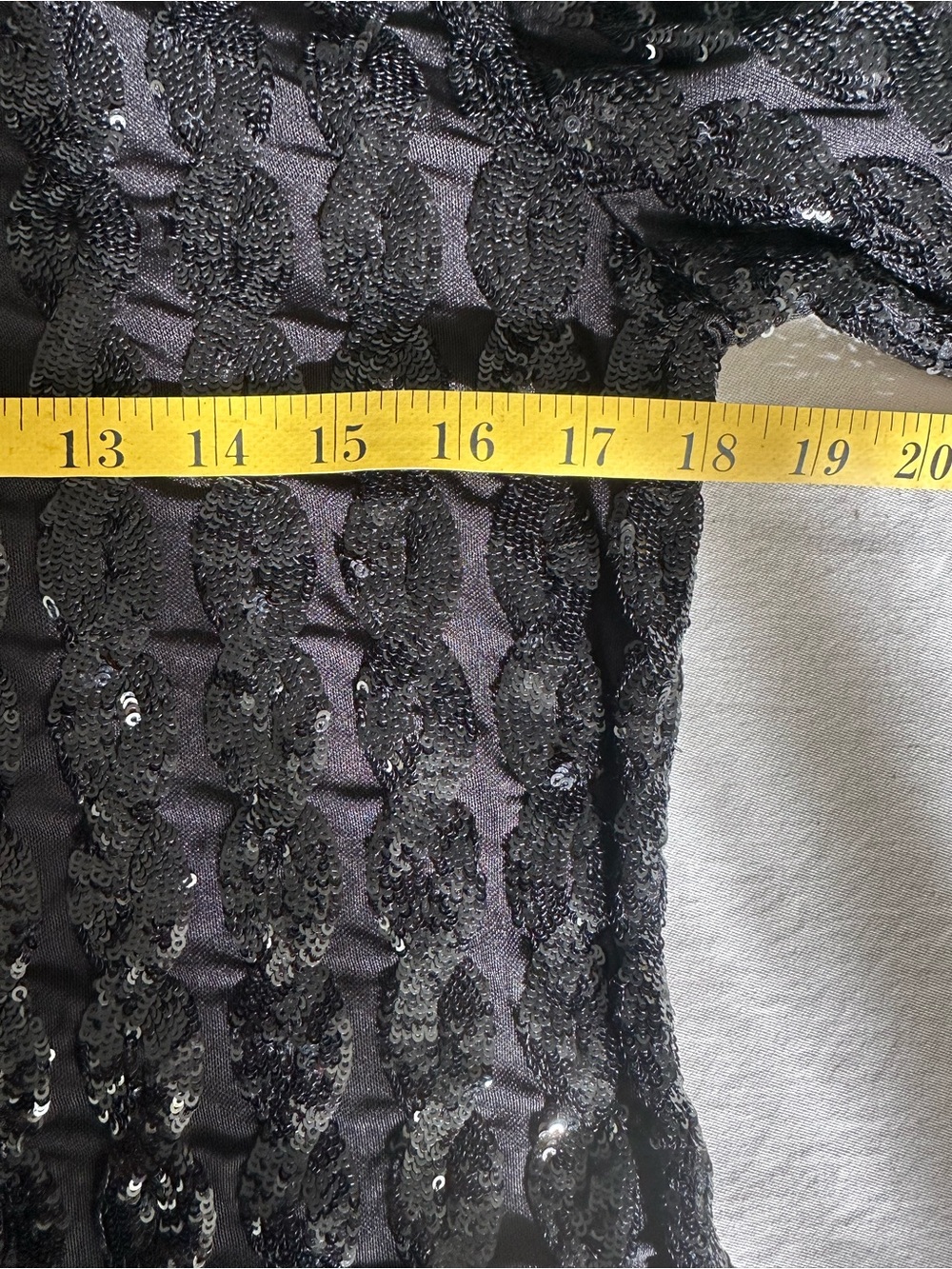 Polo Ralph Lauren Cable Sequin Long Sleeve Bodysuit black size XL - Picture 12 of 13